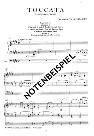 Preview: Toccata Vicenzo Petrali